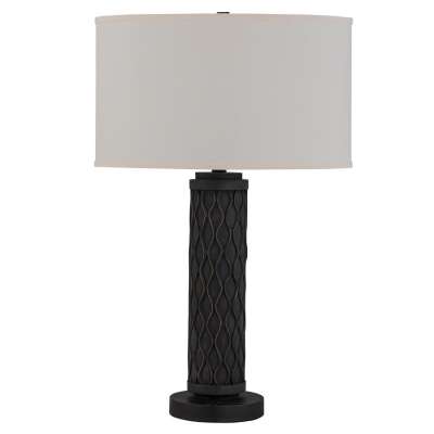 Bronze USA Style table lamp with USB For hotel