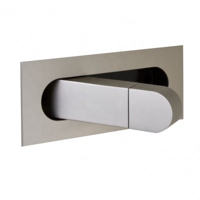 brushed nickel adjustable in wall LED lamp for bedside